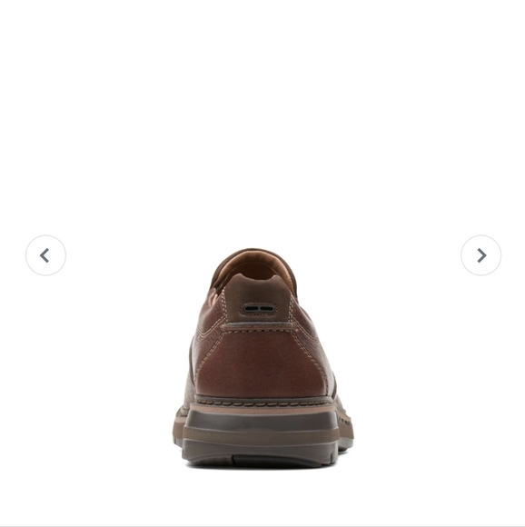 Clarks Unstructured Un Ramble Step Mahogany Brown - Picture 5 of 13